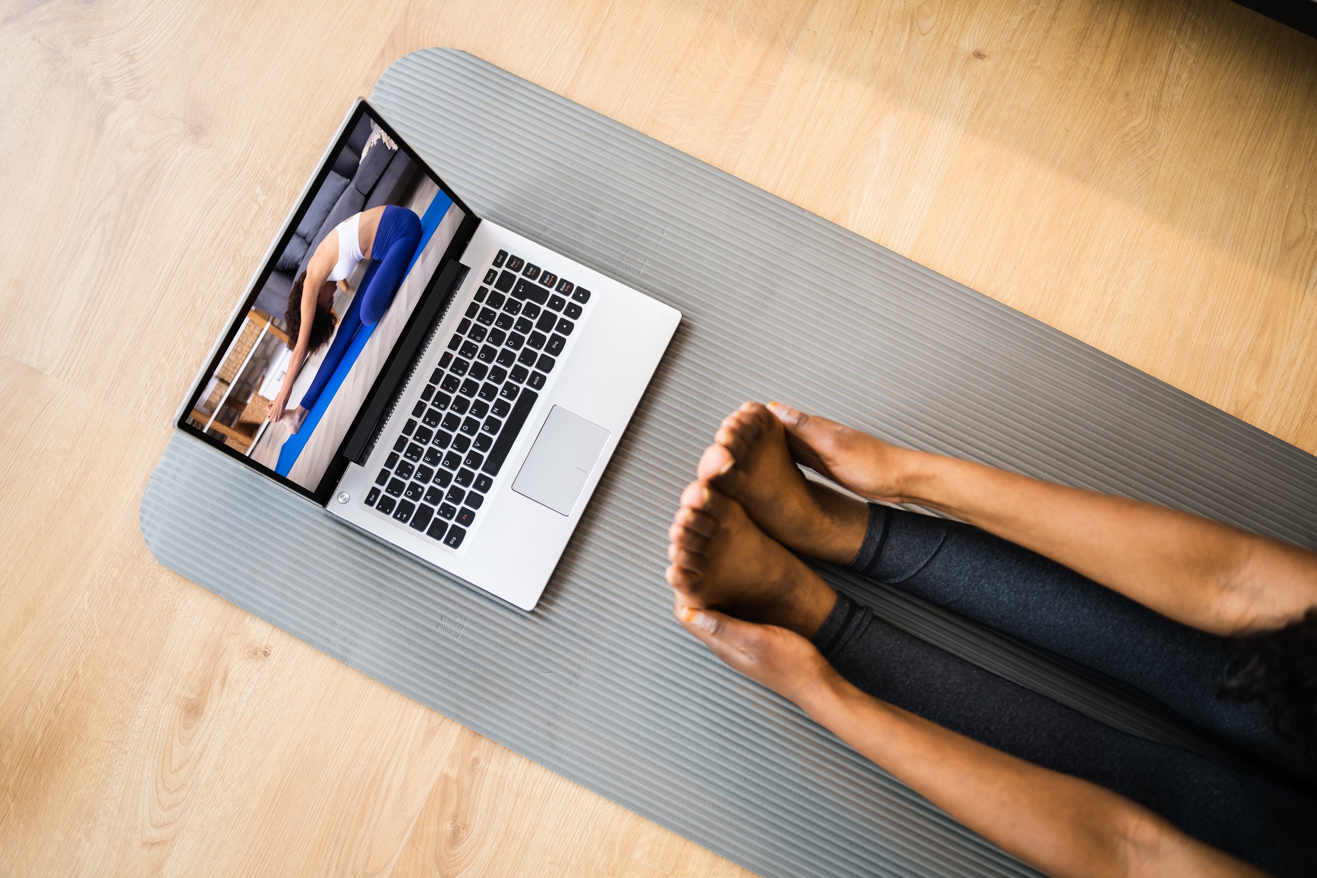 Online Laptop Home Fitness Workout